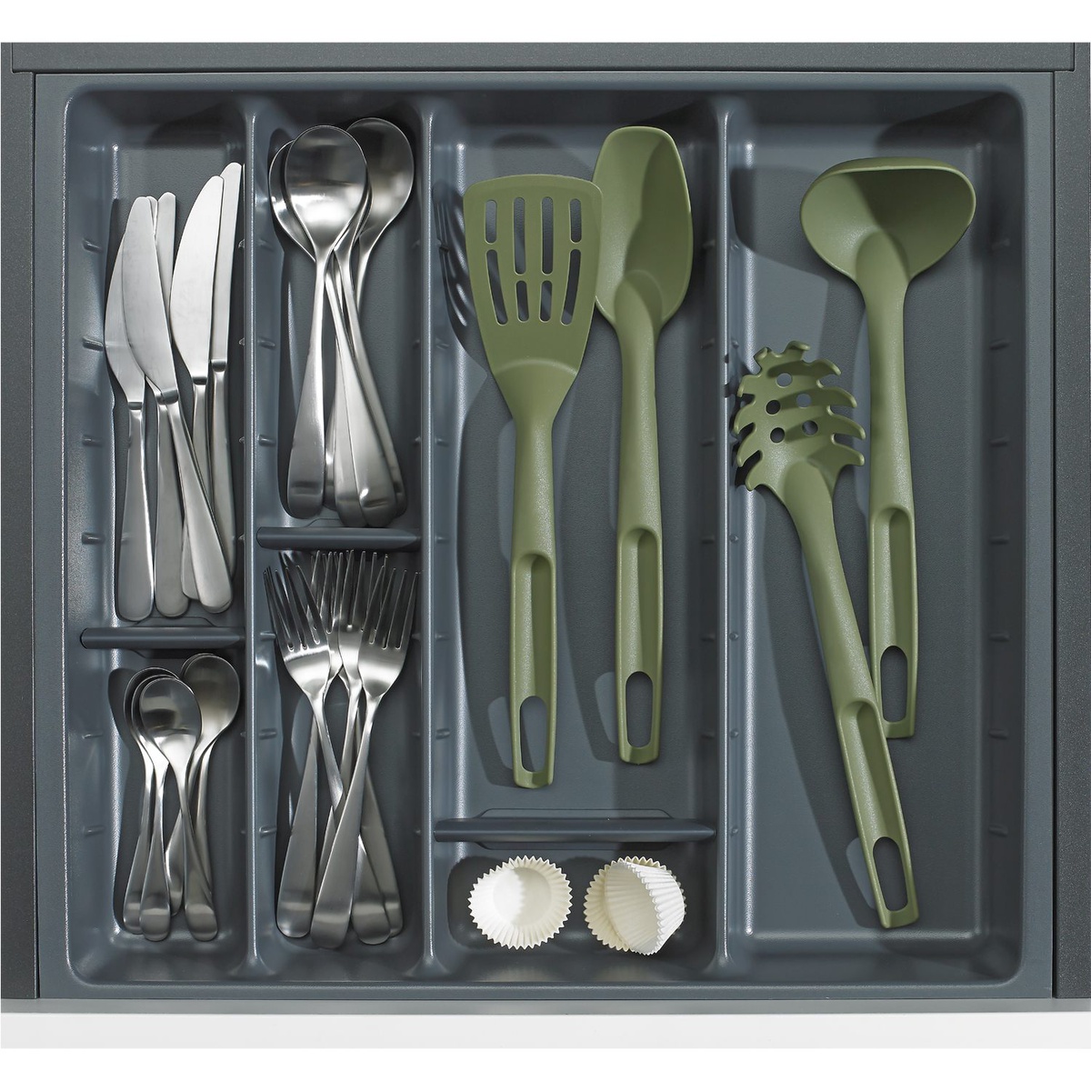 OrgaTray 590 470 x 600 mm antracita | 9194913 | Hettich eShop Mexico