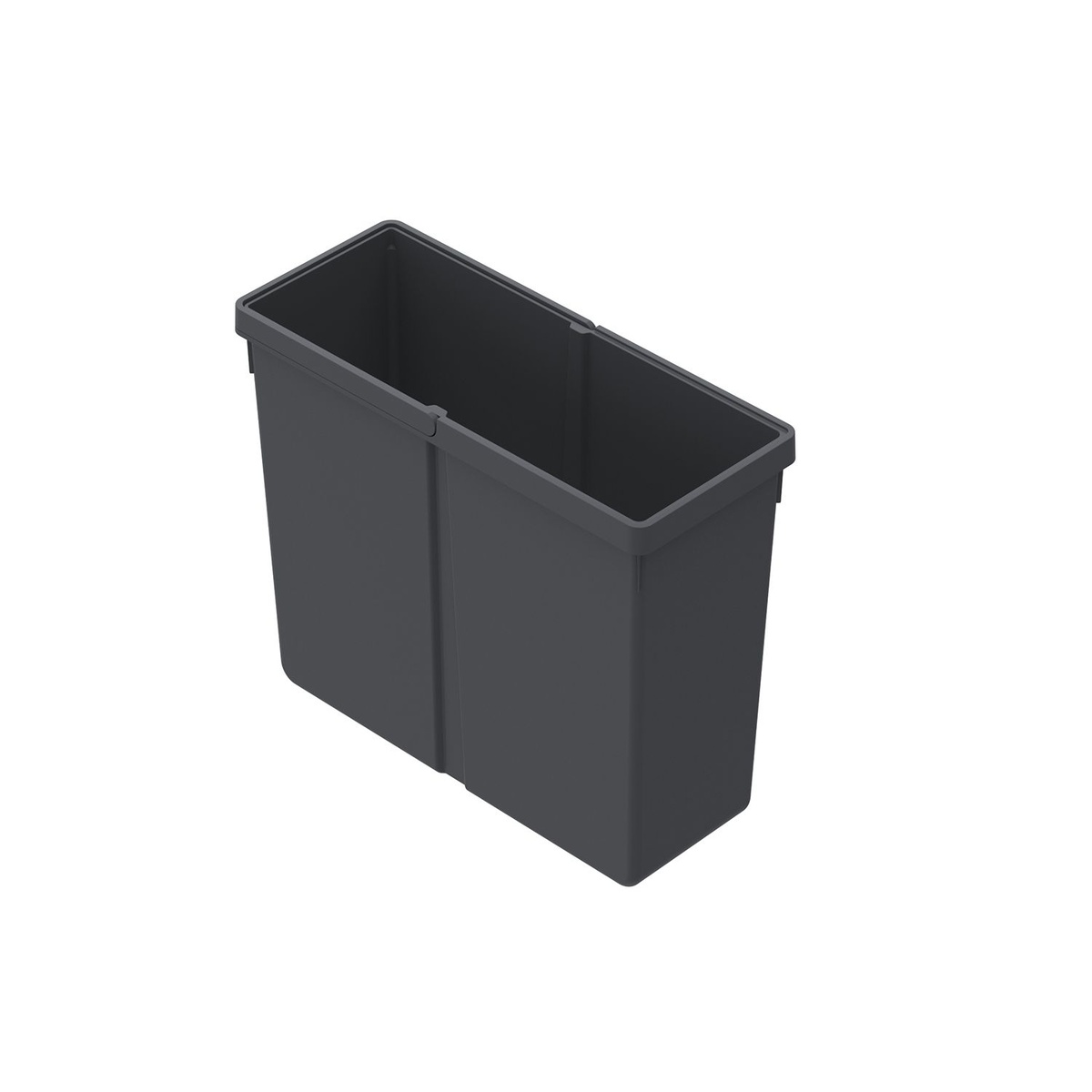 bin 11 l, Plastic, anthracite, B x T x H 146 x 356 x 275 mm, for waste