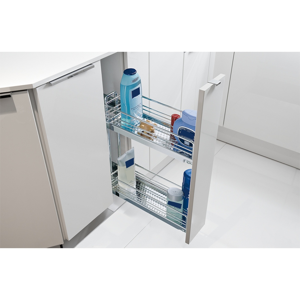 Pullouts for bathroom Potandpan drawers Base unit interior fittings