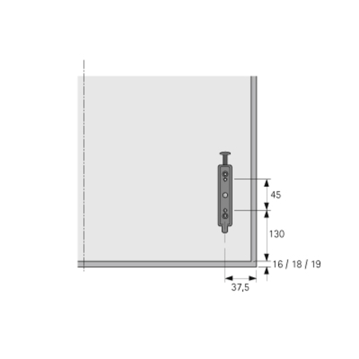 Plate rack module 9132496 Hettich North Europe