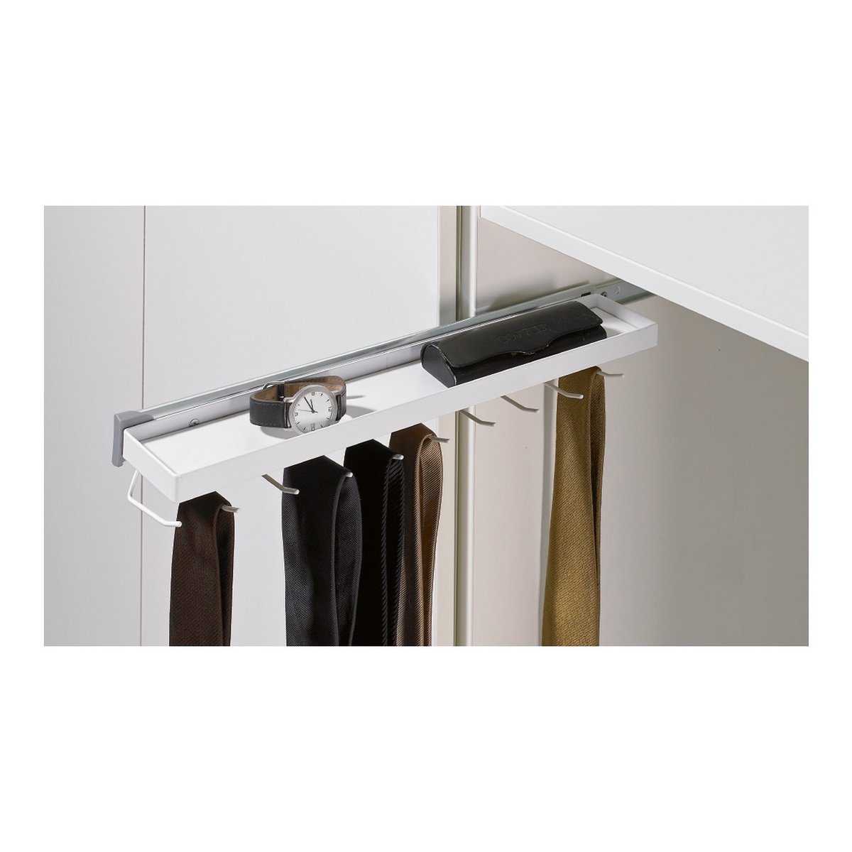 Tie and belt rack Wardrobe interior organisation interiors