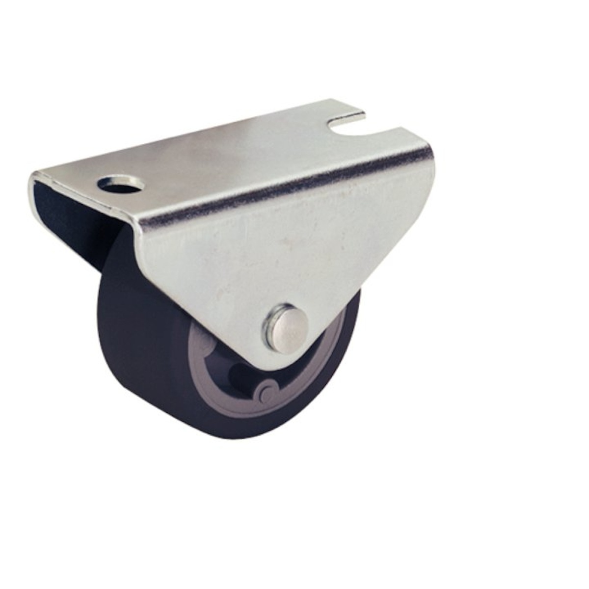Avin fix chest castor for hard floors with plain bearing, ø 50mm 2814