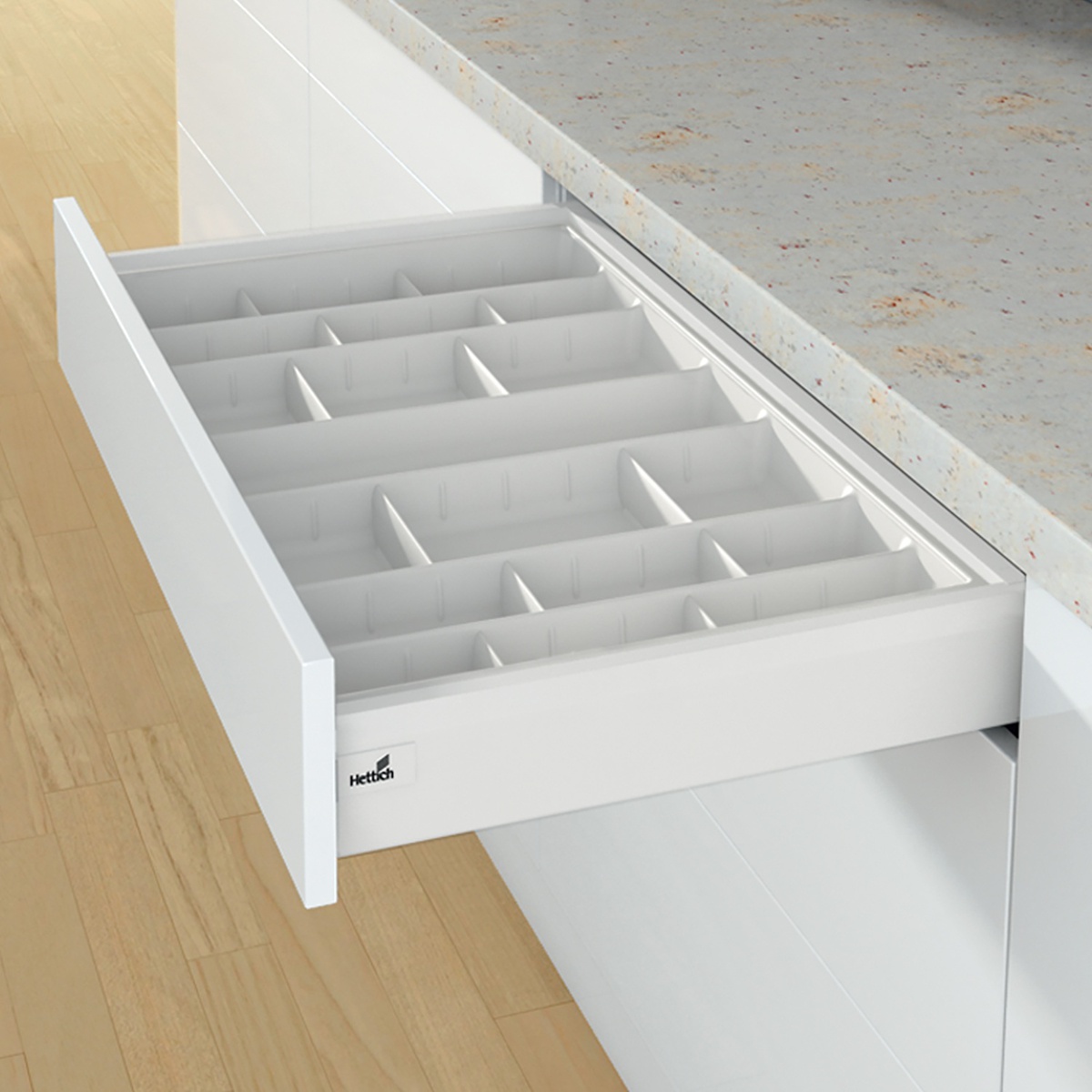 OrgaTray 570 450 x 900 mm Blanco | 9186078 | IB Hettich Site