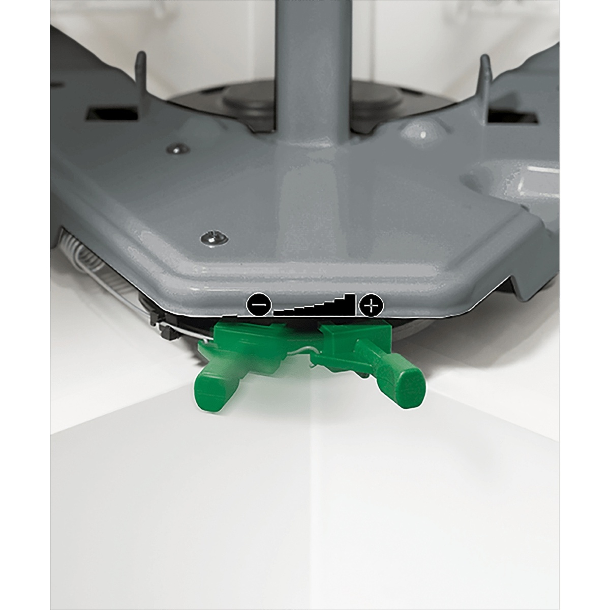 Rangement Meuble Angle Gedotec Ferrure Rotative Pour Pied De Table Réglable - Ferrure Pliante Rangement Pivotant Meuble Angle Cuisine