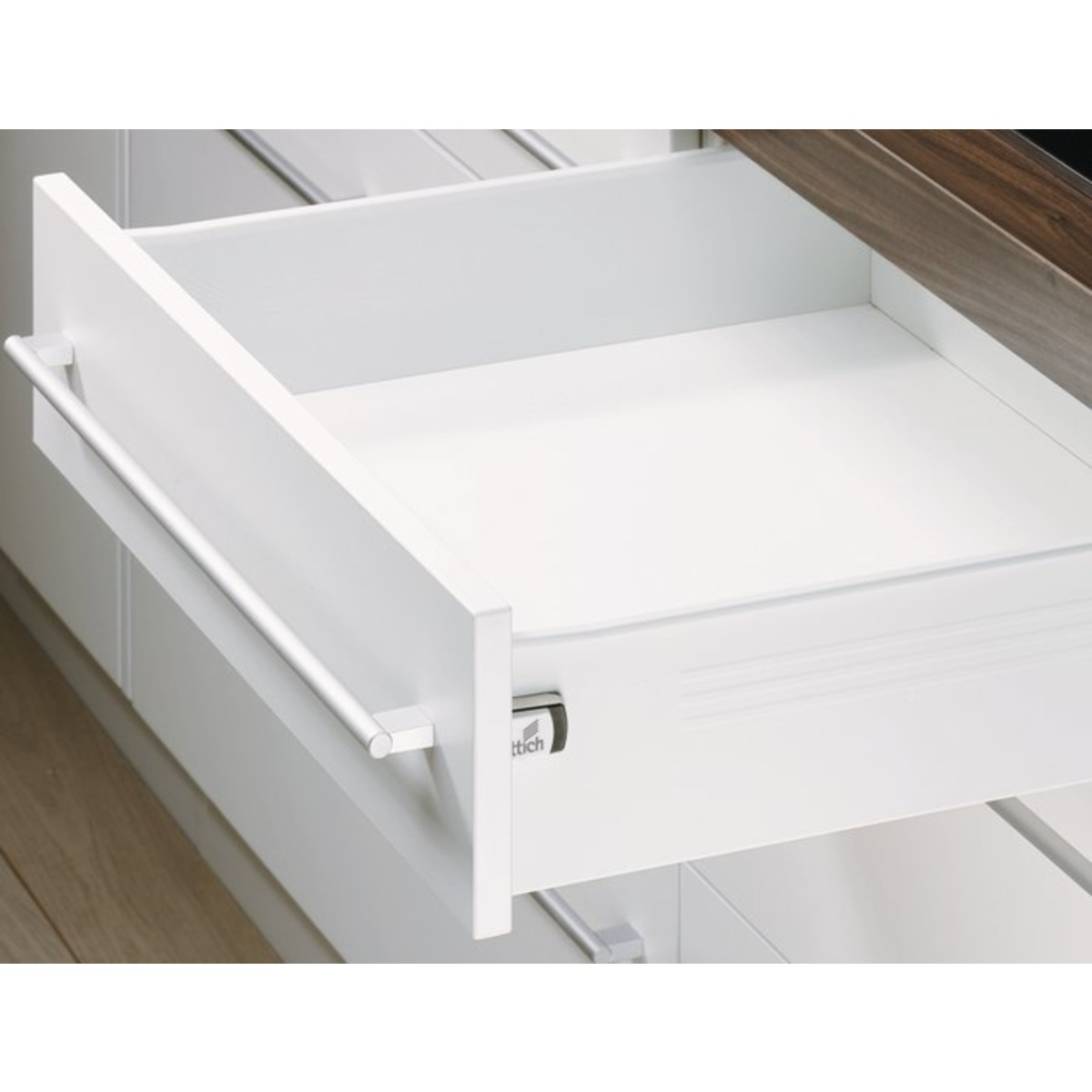 MultiTech Drawer set, System height 118 / Nominal length 450, white ...