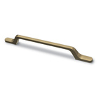 Handle Orsaria, drill hole spacing 320 mm, L 385.5 mm, W 14 mm, H 29 mm, brushed antique brass look