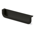 Jaladera encastrado Athena, distentre taladros 160, L 170 mm, B 19 mm, H 36 mm, negro mate