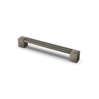 Handle Arezzo, drill hole spacing 160, L 180 mm, B 20 mm, H 26 mm, Pewter effect