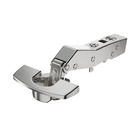 Sensys angle hinge W30 without integrated silent system (Sensys 8639 W30), nickel plated, overlay, Opening angle 95°, TB-drilling pattern 45 x 9.5 mm, Fix fast assembly (ø 8 x 6)