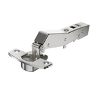 Sensys angle hinge W45 without self closing feature (Sensys 8669 W45), nickel plated, overlay, Opening angle 95°, TH-drilling pattern 52 x 5.5 mm, for screwing on (-)
