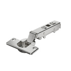 Veosys stainless steel hinge for thin doors, overlay, TH - drilling pattern 52 x 5.5 mm, for screwing on (-)
