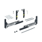 SlideLine M Set of fittings for doors with Silent System (soft closing, soft opening and soft colliding) 30 kg Minimum door width in mm: 450