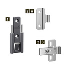 Centre hinges, fast installation, bulk packaging