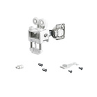 WingLine L, Kit de pièces de coulissage sans guidage par le bas, avec fermeture automatique, 12 kg, blanc, à droite