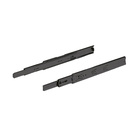 KA 5632 ball bearing runner, side installation, dimensions (H x W) 46 x 12.7 mm, 250 mm, black