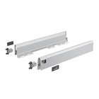 ArciTech Set Zarge, Zargenhöhe 94 mm x NL 650 mm, silber, links und rechts