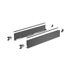AvanTech YOU Drawer side profile set, height 101 mm x NL 500 mm, anthracite, left and right
