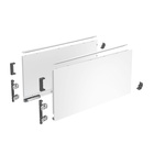 AvanTech YOU Drawer side profile set, height 251 mm x NL 400 mm, white, left and right
