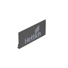 AvanTech YOU Branding clip, with Hettich logo, anthracite