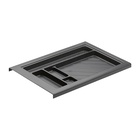 Pencil tray for narrow pedestal, height 25 mm 280 /292 black