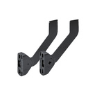 Adjustable front stay for hanging file frame, steel, black, left / right