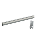 Divider for suspending files, 600 mm, aluminium look