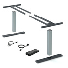LegaDrive Systems Eco, desk support frame set, Basic, graphite grey