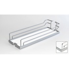 Arena CLASSIC non-slip clip on shelves (Dispensa Junior Slim), 150 x 462 x 106, Powder coated, silver