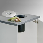 Bin.it Drop, 13 l, 360 mm, black plastic