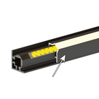 Cadro Clip on corner profile for one side for indirect lighting translucent