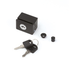 Cadro Glass cabinet Glass door lock matt black