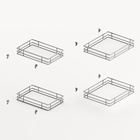 Pull-out shelf set 400 for Goro