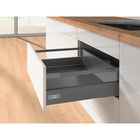 InnoTech Atira Pot-and-pan drawer set with railing, 470 x 144, anthracite