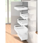 Larder unit set InnoTech Atira, 470 x 200 mm - 1200 mm x 144 mm, white