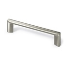 Handle Chalcis, drill hole spacing 128 mm, L 147 mm, W 11 mm, H 31 mm, brushed stainless steel look