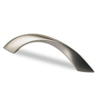 Handle Coria, drill hole spacing 128 mm, L 151 mm, W 16 mm, H 34 mm, brushed stainless steel look