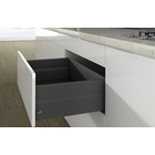 Pot-and-pan drawer set with TopSide ArciTech, 218/126 / 500 mm, anthracite, left and right