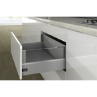 Pot-and-pan drawer with DesignSide, 250/126 mm, silver