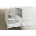 Pot-and-pan drawer with railing, 282/126 mm, white