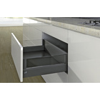 Pot-and-pan drawer set with DesignSide ArciTech, 218/ 94 / 500 mm, anthracite, left and right