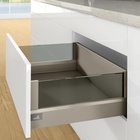 Pot-and-pan drawer with DesignSide, 218 / 94 mm, champagne