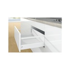 Pot-and-pan drawer with railing, 218/ 94 mm, white