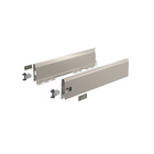 ArciTech Drawer side profile set, Drawer side profile height 126 x NL 300 mm, champagne, left and right