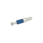 Screw in dowel Twister DU262 T, 24.5 mm, galvanised, blue