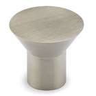 Knob Danum, H 22 mm, ø 25 mm, brushed stainless steel