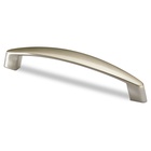 Handle Dinia, drill hole spacing 96 mm, L 118 mm, W 16 mm, H 28 mm, brushed stainless steel look