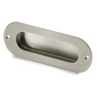 Uchwyt wpuszczany Dodona, odległość wiercenia 108, L 120 mm, B 40 mm, H 15 mm, Stal nierdzewna szczotkowana