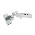 Intermat angle hinge W30 (Intermat 9936 W30), overlay, Opening angle 95°, TH-drilling pattern 52 x 5.5 mm, for pressing in (ø 10 x 11)
