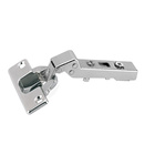 Intermat angle hinge W45, without self closing feature (Intermat 9966 W45), overlay, Opening angle 95°, TB-drilling pattern 45 x 9.5 mm, for screwing on (-)
