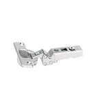 Intermat angle hinge W-45 (Intermat 9944 W-45), overlay, Opening angle 125°, TH-drilling pattern 52 x 5.5 mm, for pressing in (ø 10 x 11)